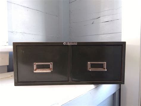 steel index card box|index card filing cabinet metal.